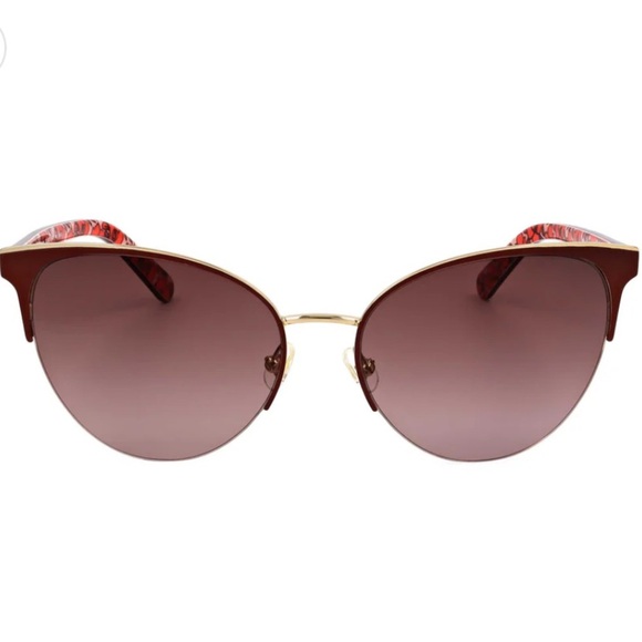 KATE SPADE Women\'s Red Cat-Eye Sunglasses NIB main image 3